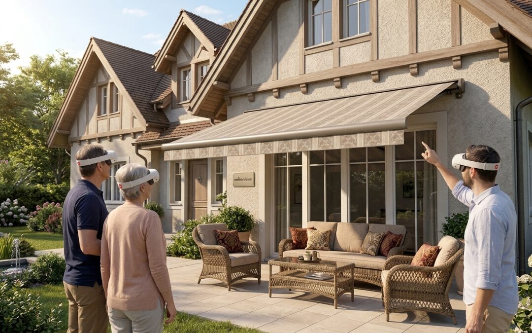 Neu: Visualisierung Sonnenstore / Pergola